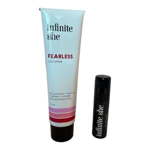 Margot Elena Infinite She Bundle: Fearless hand cream and Au Naturale Lip Balm